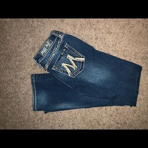 Miss Me brand Blue Jeans. The M series.
